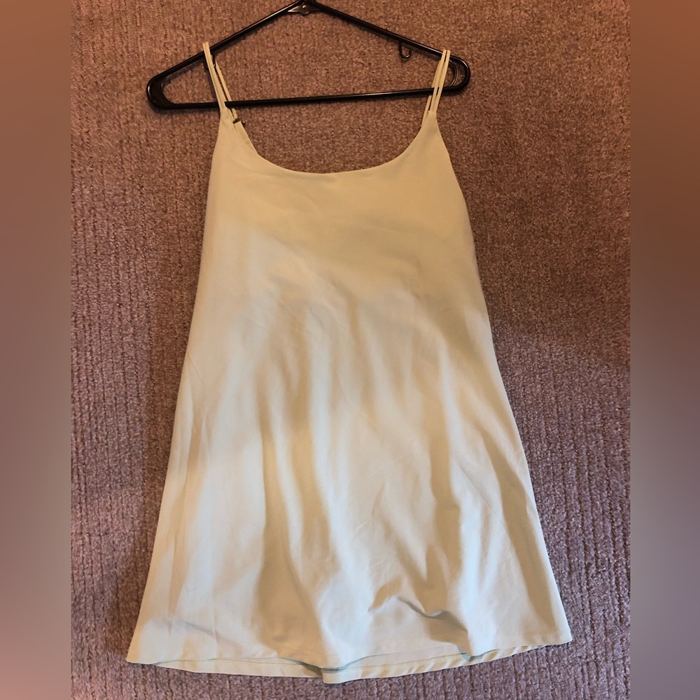 Abercrombie light green traveler dress, size medium. Never worn!